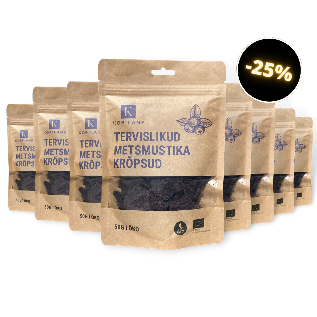 Tervislikud metsmustika krõpsud