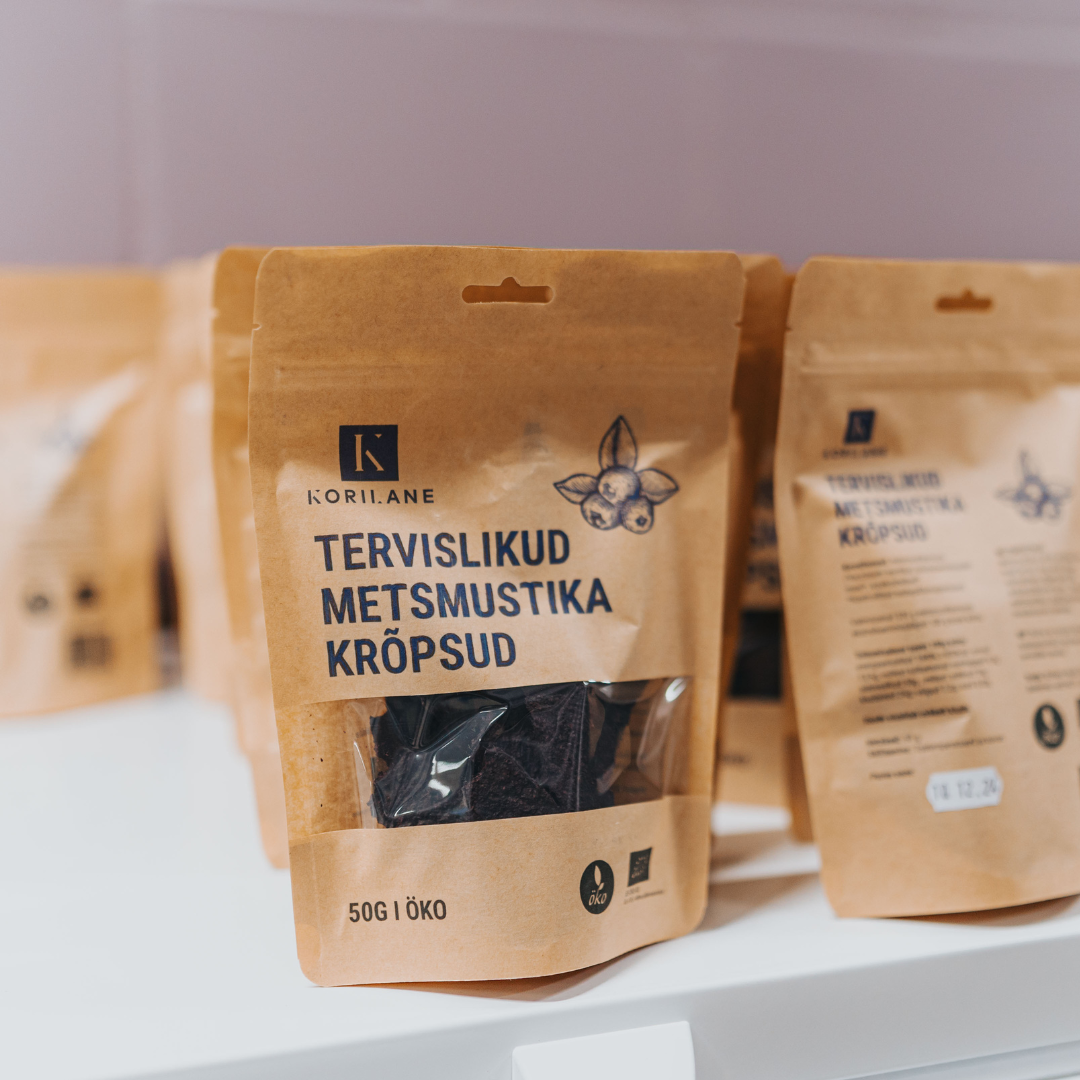 Tervislikud metsmustika krõpsud