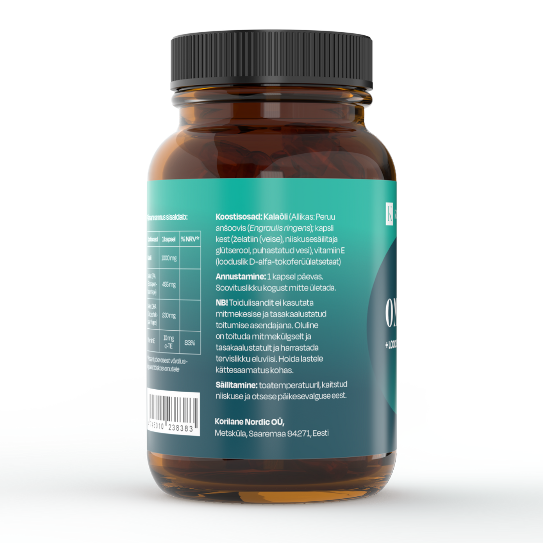 Omega-3 I 60 kapslit I Toidulisand