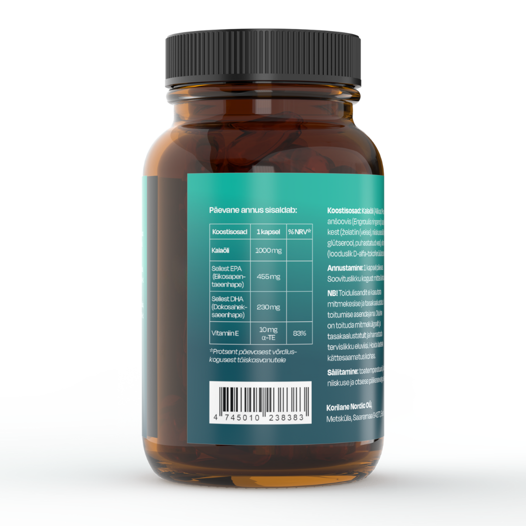 Omega-3 I 60 kapslit I Toidulisand