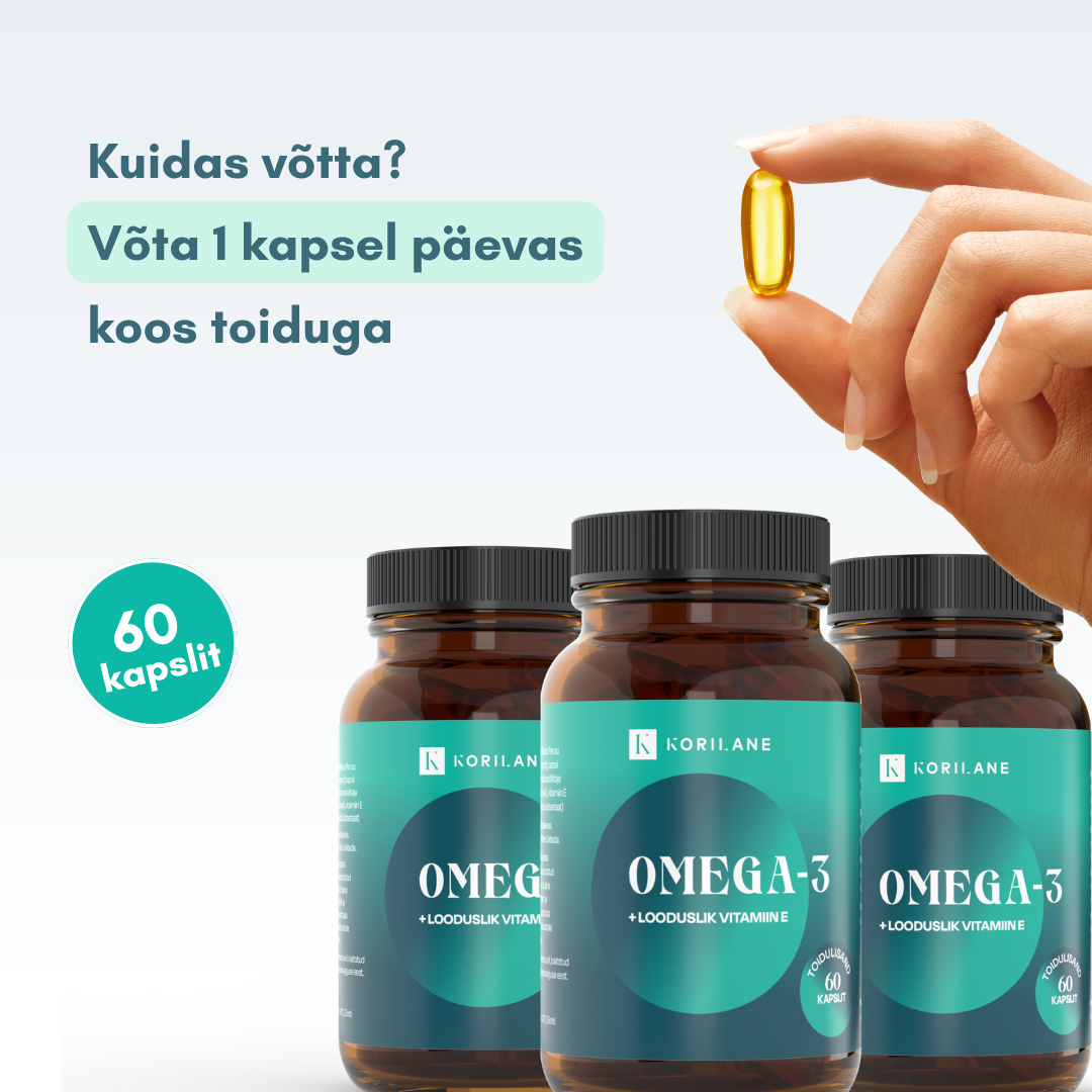 Omega-3 I 60 kapslit I Toidulisand