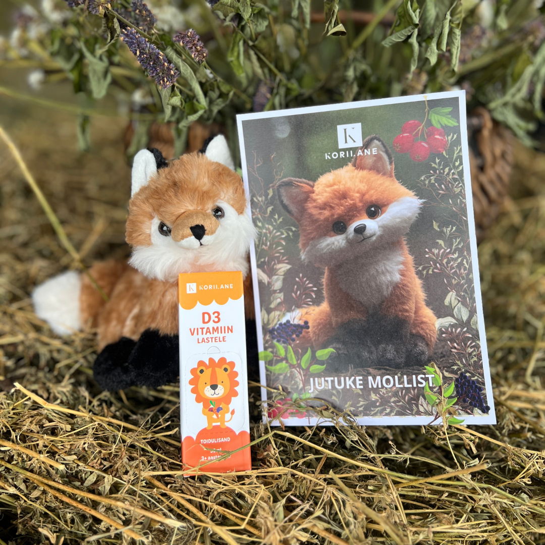 Rebane Molli ja Päikesevägi Jõulukomplekt lapsele